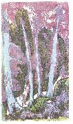 Ernst Ludwig Kirchner firs painting